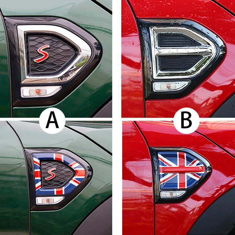 Украшение автомобиля переднее крыло стикеры стороны светильник крышка укладки