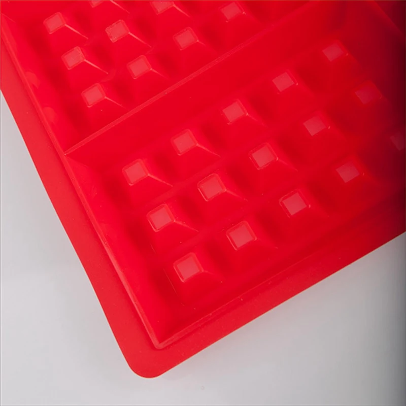 

Waffle Mold DIY Silicone Cake Mould Model Heart Shape Square Kitchen Waffle Form Making Accessories Hot Cooking Tool for Kids
