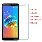 2 шт. 2.5D закаленное Стекло для Itel A46 A48 A62 A52 Lite Экран протектор Закаленное Защитная пленка для Itel видение 1 Стекло
