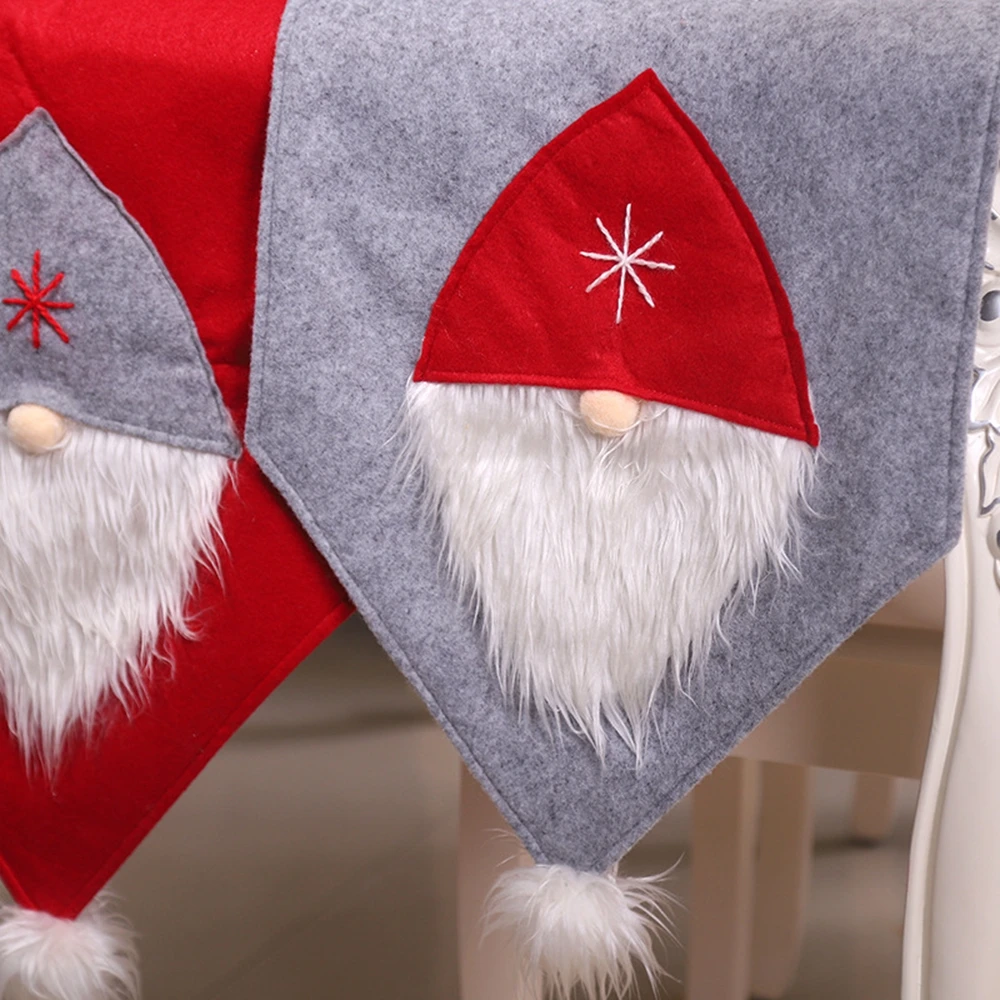 

175*35cm Christmas Table Runner Kitchen Decoration Santa Claus Tablecloth New Year Xmas Party Home Ornaments
