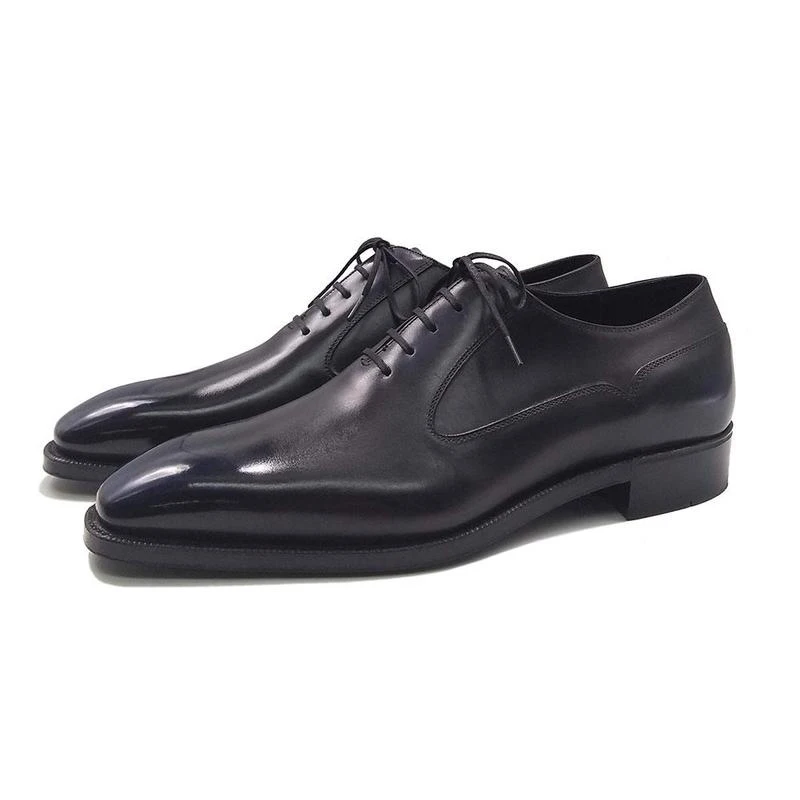 

Oxford Black Wedding Dress Party Formal Office Best Men Shoes Designer Business Original Genuine Leather Shoes