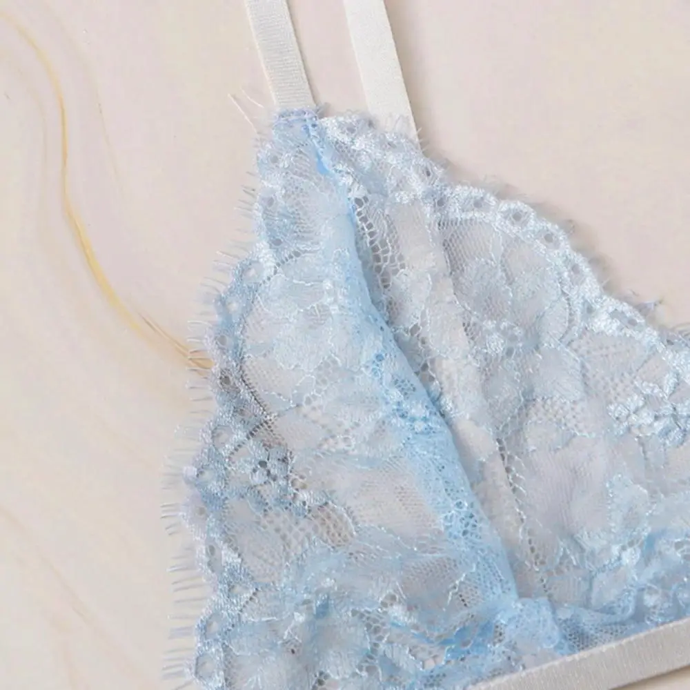 Комплект нижнего белья из 3 предметов Модный женский кружевной сексуальный