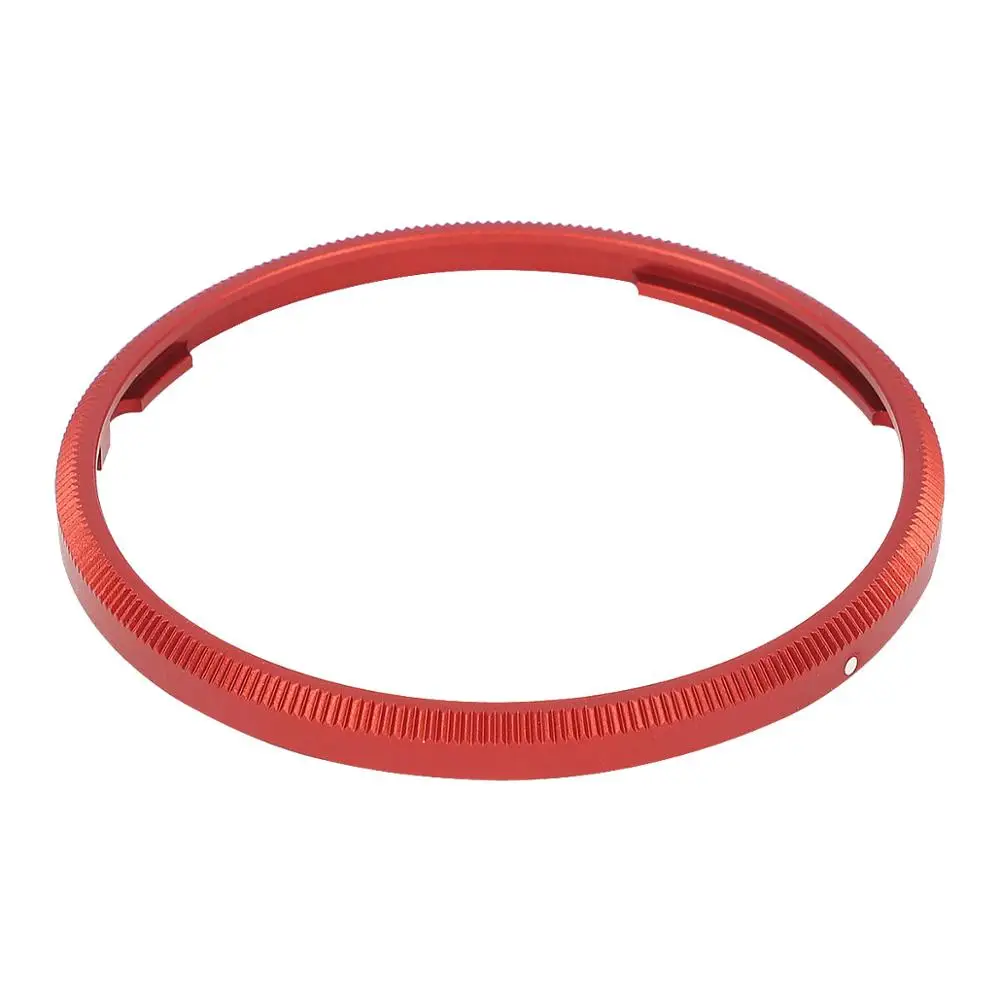 

Haoge RRC-GNR Red Metal Decorate Ring Cap for RICOH GR III GRIII GR3 Camera replaces GN-1
