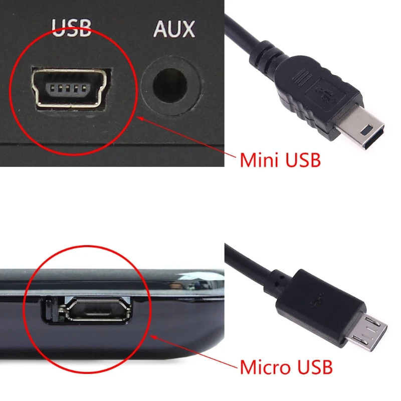 5V 3.5A двойной слот для Mini USB Порты Dash Cam Автомобильный папиросный адаптер Зажигалка