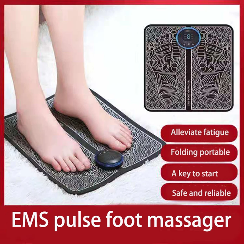 

Electric EMS foot massager Foot pad Muscle stimulator leg remodeling foot massage pad for pain relief and pain care