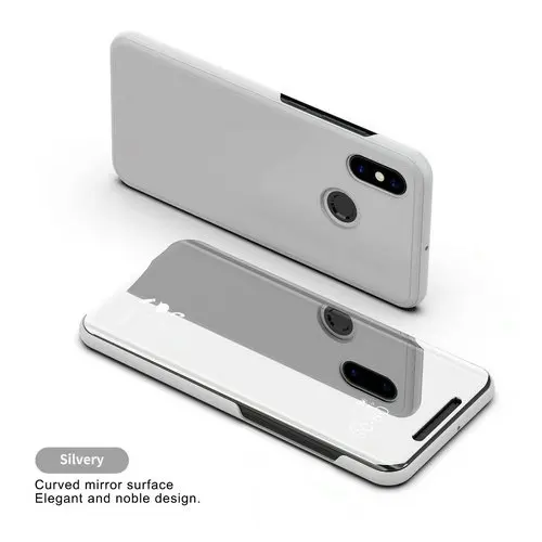 Sliver Умный флип-чехол для Xiaomi Redmi Note 7 Note 5 6 Pro mi rror, чехол с полным покрытием, противоударный чехол для телефона, чехол для Xiaomi mi 9 SE 8 Lite - Цвет: Sliver