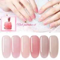 nude pink gel polish 6ml strong lacquer camouflage milky base rubber gel varnish pure pink color soak off clear colors natural