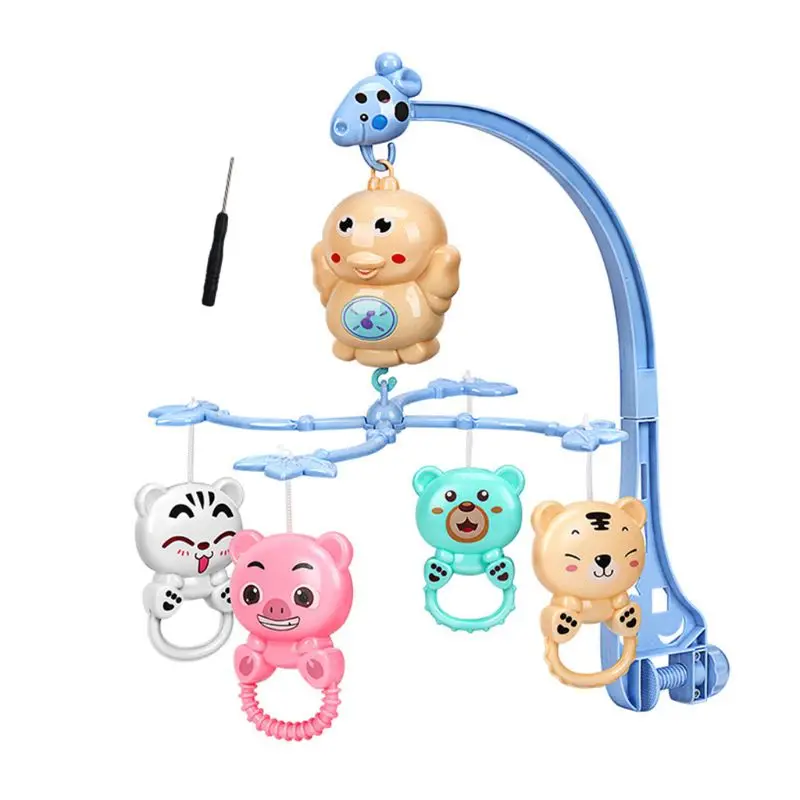 

Musical Crib Mobile Bed Bell Animal Rattle Baby Musical Bed Bell Music Box Gift
