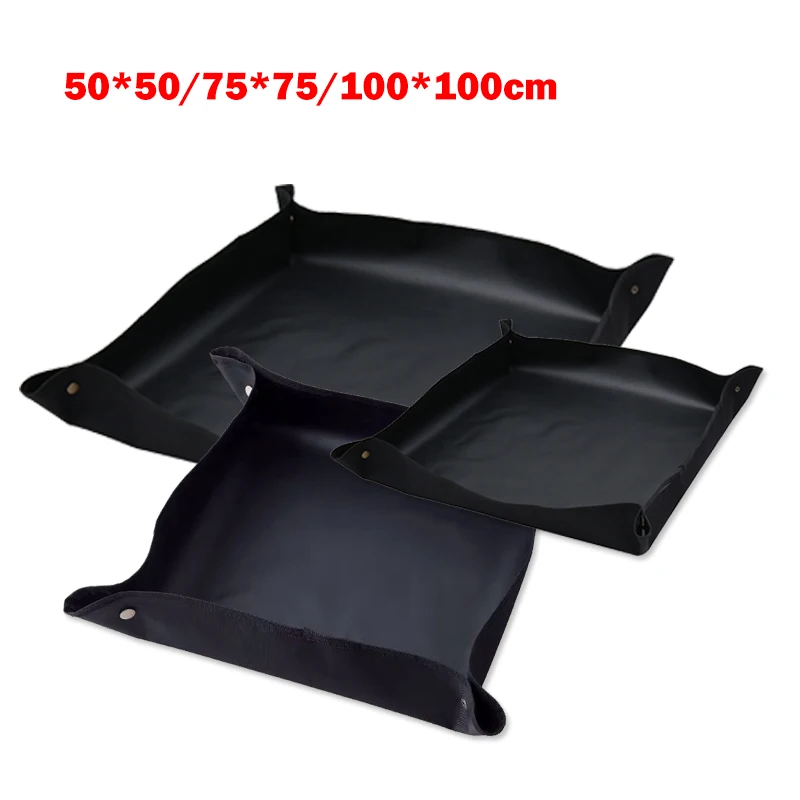 

Oxford Planting Mat Lock Waterproof Anti Dirty Gardening Potted Transplanting Soil Flower Land Replacement Pad Foldable Reusable