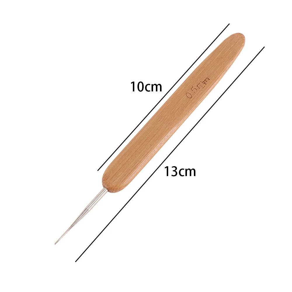 1 шт. ручка из нержавеющей стали для плетения дредов 0 5/0 75 мм|Крюковые иглы| |