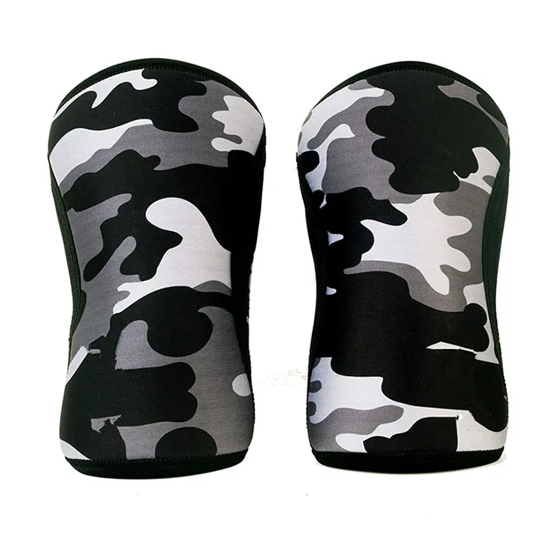 

Knee Sleeves - Weightlifting Bodybuilding, Squats, Deadlifts, CrossFit Neoprene Compression Support Brace 7mm