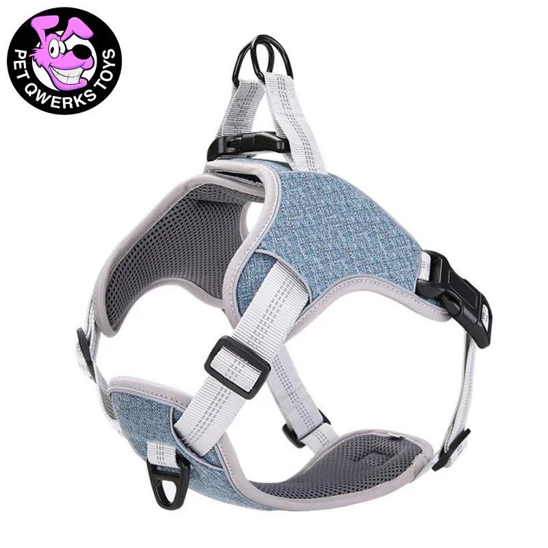 

Нейлоновая Светоотражающая шлейка для собак, нагрудный жилет для защиты от царапин хаски, лабрадора