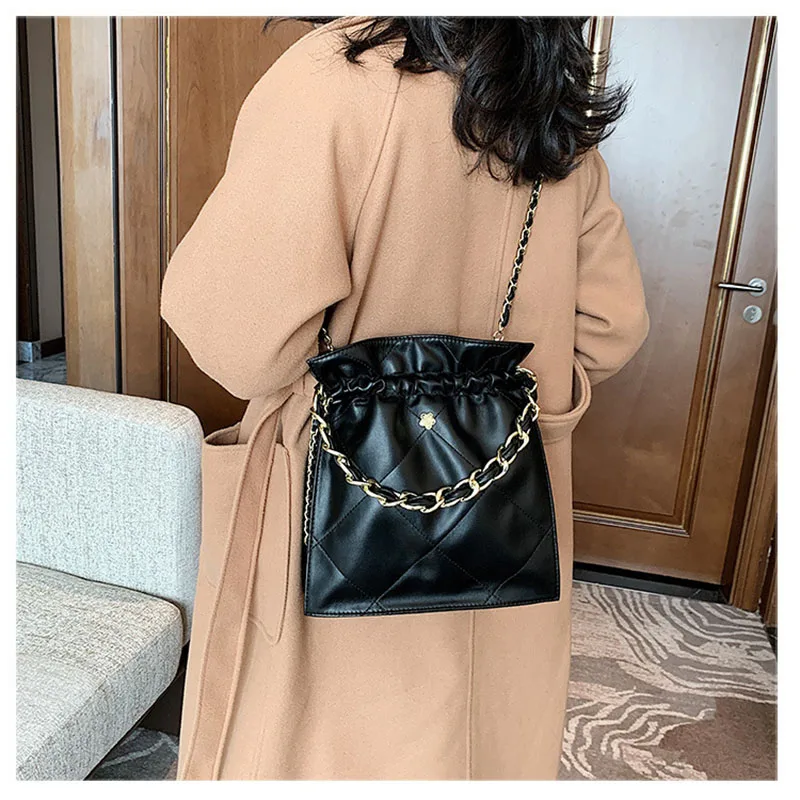 Новейшие стильные сумочки в стиле ретро Женская осенне зимняя сумка через плечо