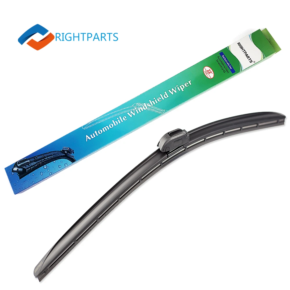 

RIGHTPARTS Universal Car Front Wiper Blades 22" All Season Window Windshield Windscreen Fit U/J Hook Wiper Car Accessories