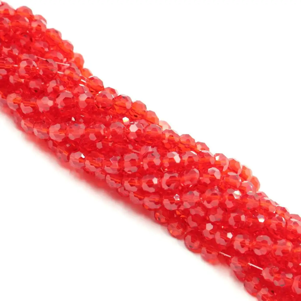 Оптовая продажа недорогие круглые стеклянные бусины с гранями 3 мм 195 шт./лот 32