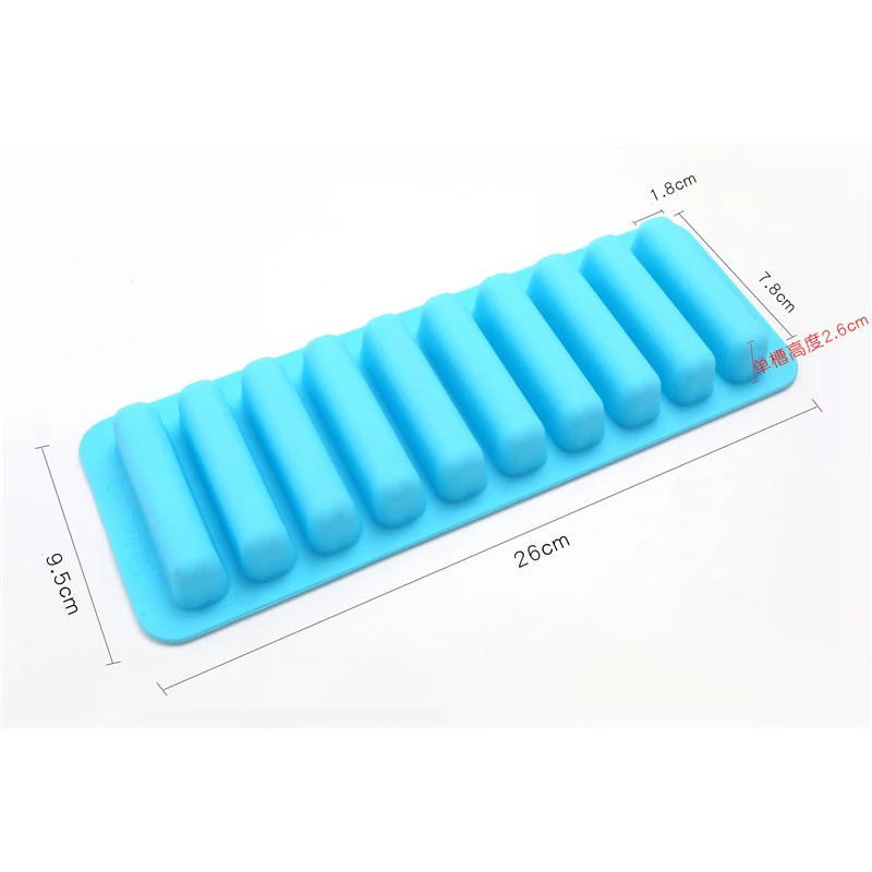 Силиконовые формы для выпечки печенья 10 отверстий печенье в виде пальцев