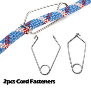 Многофункциональный шнур MagiDeal из нержавеющей стали для верёвка для скалолазания на открытом воздухе, 2 шт.