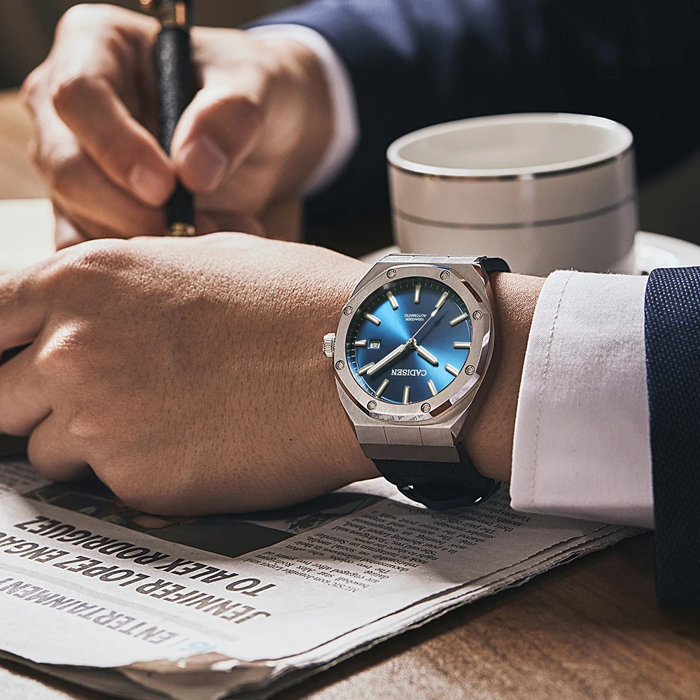 Автоматические Мужские механические часы с сапфировым стеклом 10 АТМ | наручные