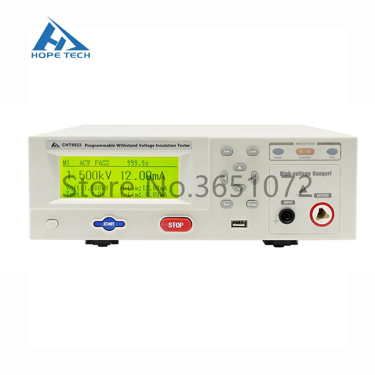 CHT9922 AC/DC Hipot тест er Выдерживает напряжение ток утечки и сопротивление