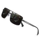 Мужские солнцезащ. Очки для вождения AOFLY, черно-золотистые солнцезащитные очки для вождения с поляризованными линзами, пригодными для защиты глаз, лето 2019