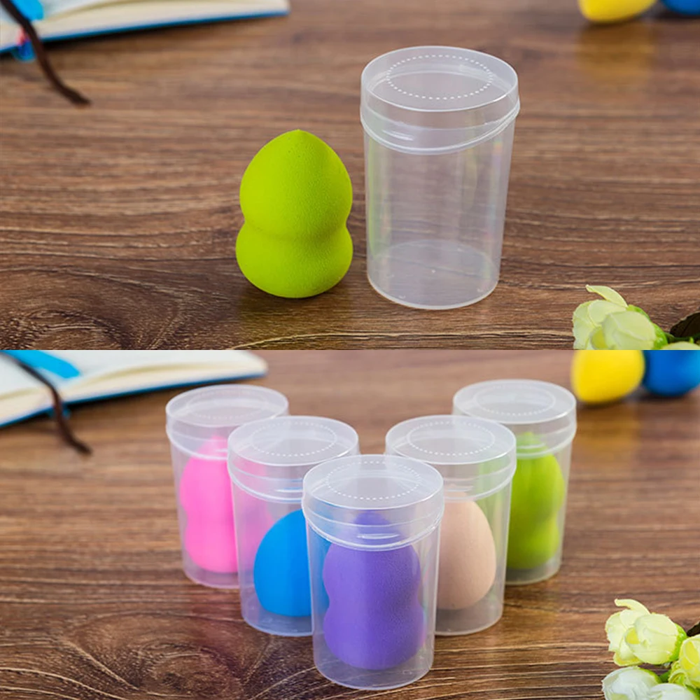 2 шт. пластиковый косметический держатель для губки подставка коробка хранения