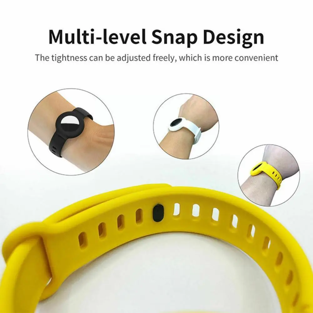 Soft Silicone Bands For Apple AirTags Strap Anti-Scratch Lightweight Skin Children Cover Soft Watch Protective Accessories V8A1