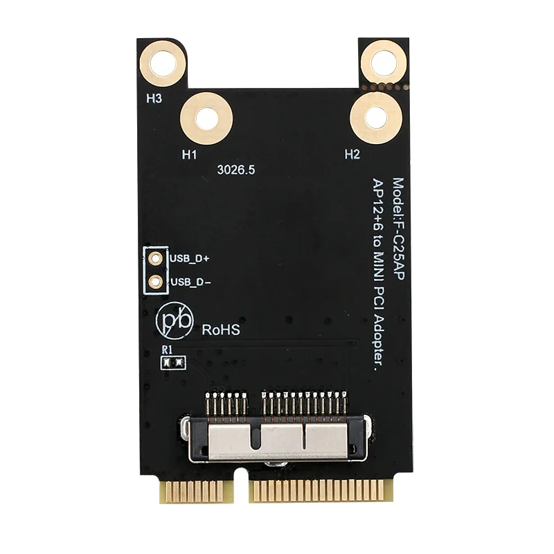 Мини адаптер PCI E для беспроводной Wi Fi карты BCM94360CD BCM94331CD BCM94360CS BCM94360CS2 подходит macbook