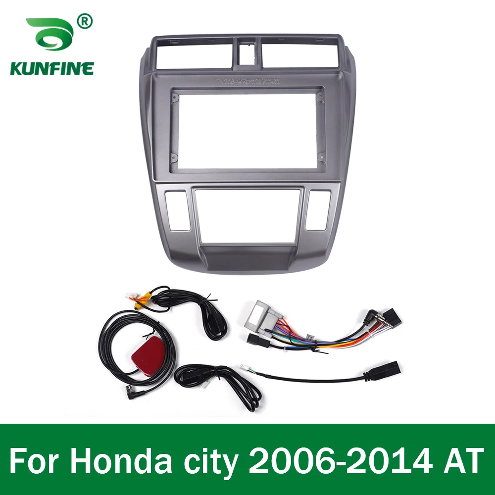 Автомобильный GPS-навигатор стерео для Honda city 2006- 2014 MT AT радиоприемник рамка