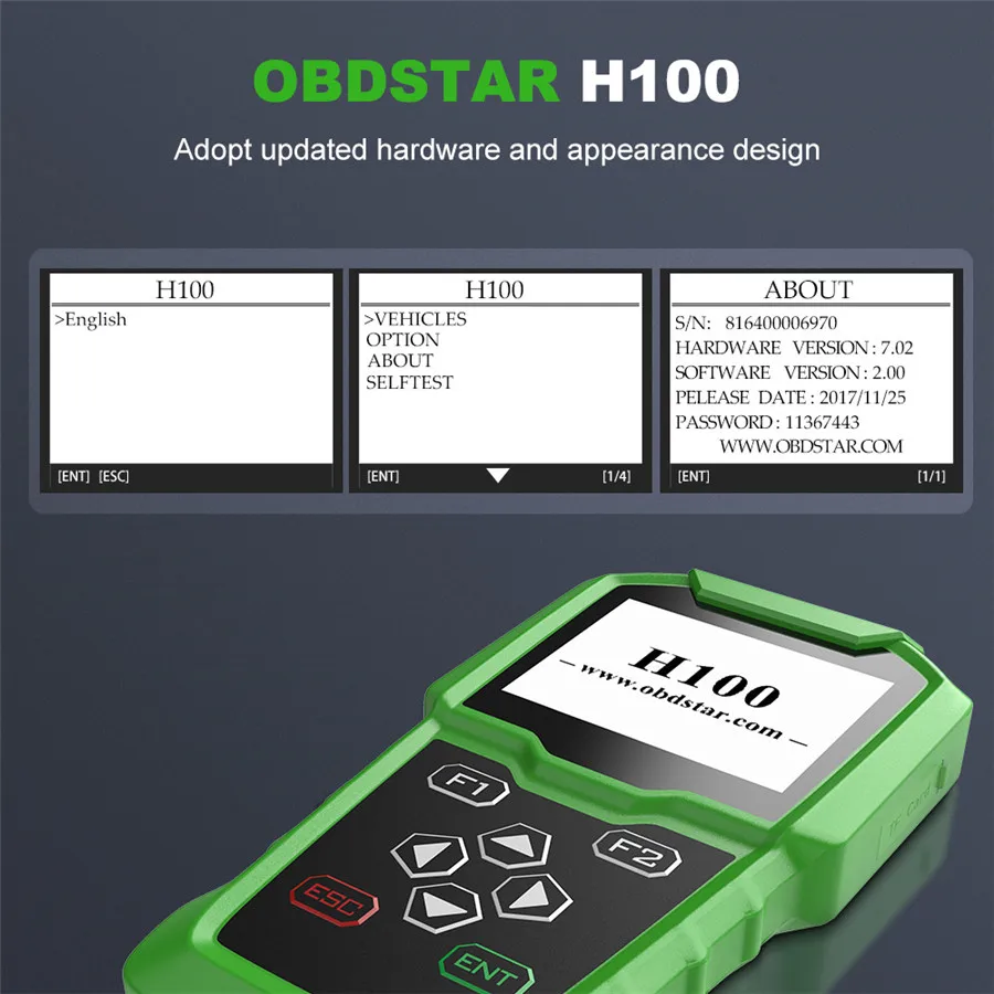 OBDSTAR H100 для F o rd/Mazda Auto Key программатор поддерживает 2017/2018 модели такие как F250/F350 H100|