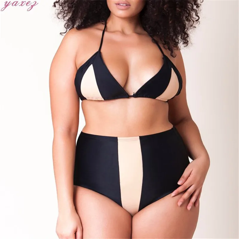 

2020 High Waist Bikini Set Plus Size 4XL Half Sleeve Separates Swimwear Women Bathing Suit Push Up Swimsuit Bikinis Swim Beach