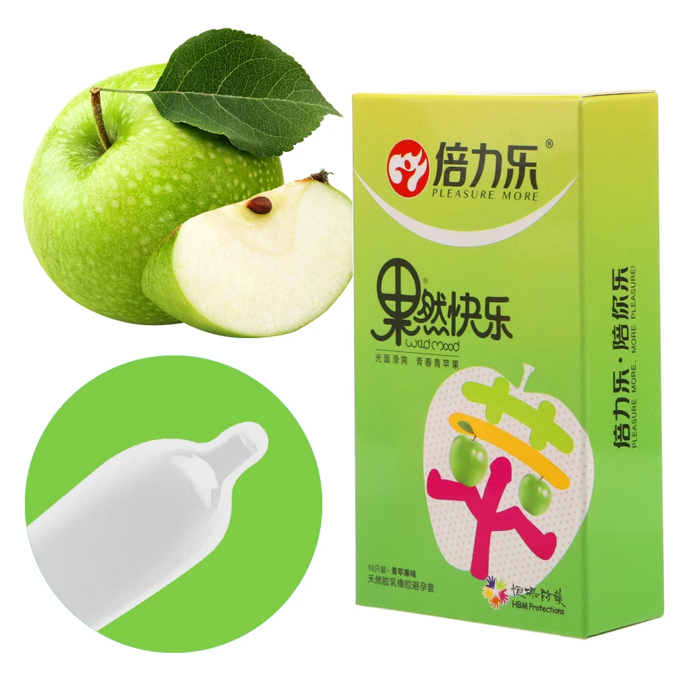 VATINE 10 Pcs/Box 6 Kinds Fruit Smooth Cock Condom Ejaculation Delayed Ultra Thin Lubricated Condoms Sex Toys for Men | Красота и