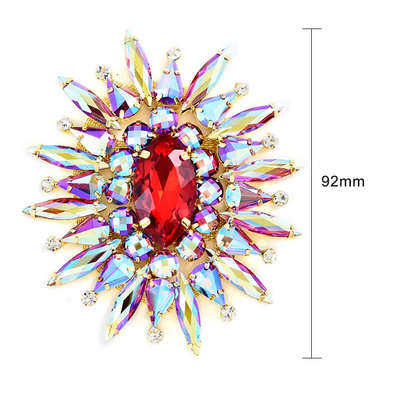 5 форм 1 шт. цветные стразы с кристаллами АБ пришивные золотым низом для украшения