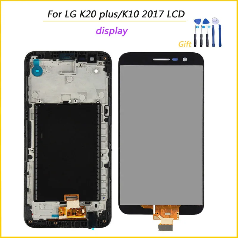 ЖК-дисплей с дигитайзером тачскрина в сборе для LG K20 plus MP260 TP260 VS501 без рамки |