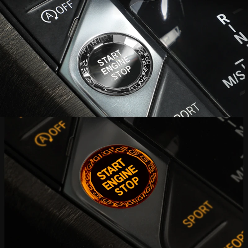 Прозрачная наклейка на кнопку пуска и остановки двигателя для BMW G20 G21 X5 G05 X7 G07 Z4 G29