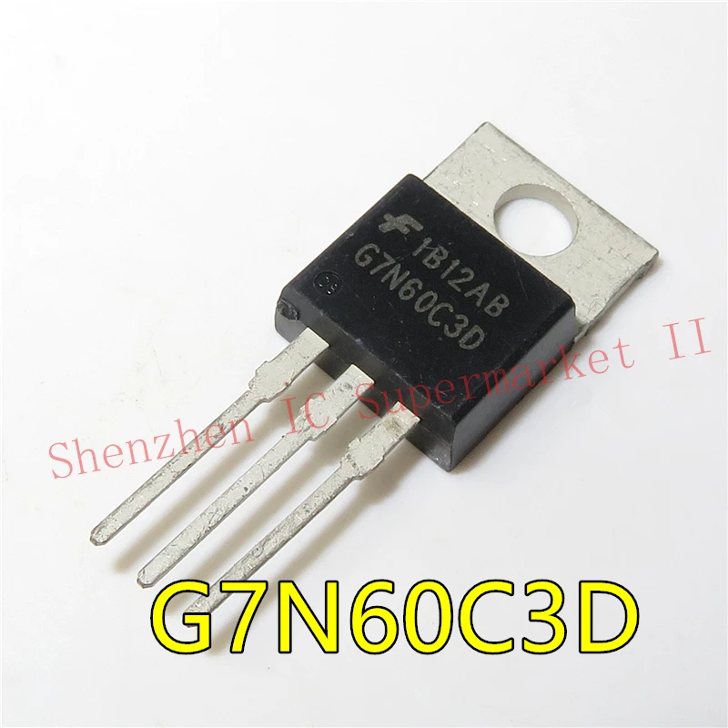 Новый и оригинальный HGTP7N60C3D G7N60C3D IGBT 600V 7A TO 220|Интегральные схемы| |