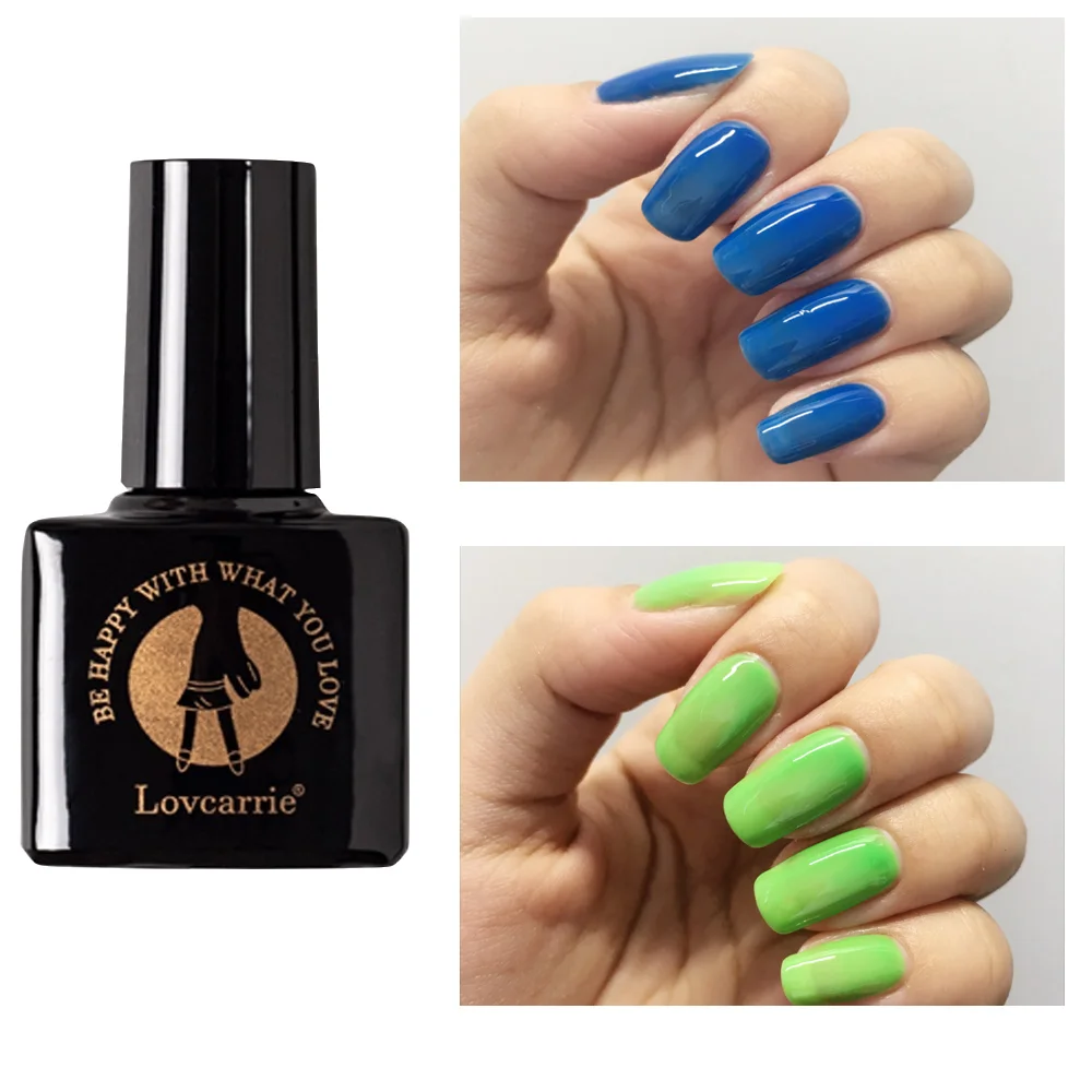LOVCARRIE набор гель лака Lucky color UV Vernis Полупостоянный праймер верхнее покрытие 6 5 мл