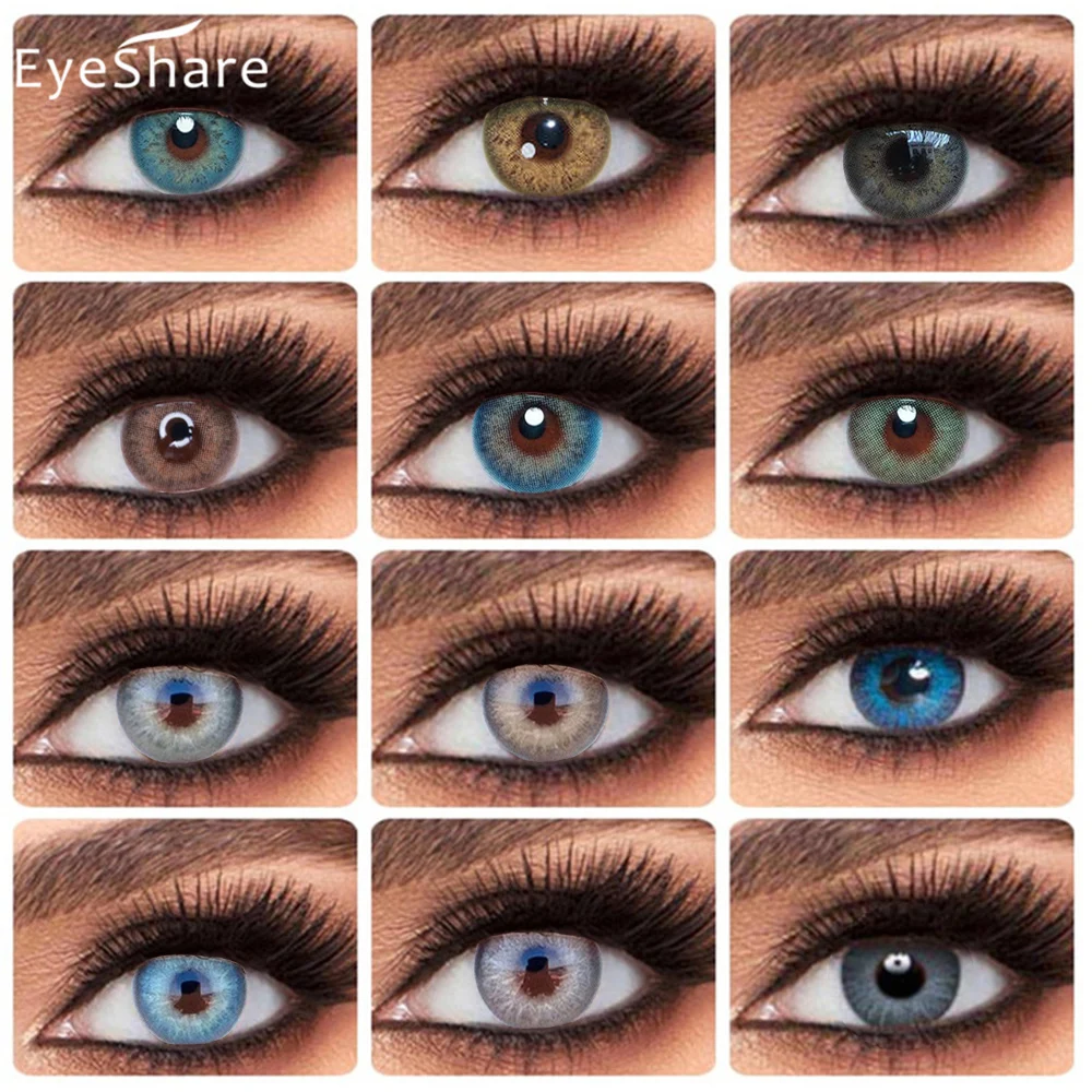 EYESHARE 2 шт./пара 2020 Новый Цвет ed контактные линзы глазные линзы|Контактные линзы| |