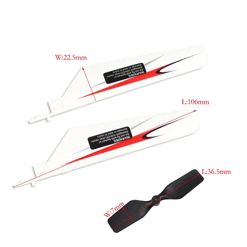 Wltoys Main Blade + Tail Spare Parts for WL V911 2.4G 4CH Single Propeller RC Helicopter | Игрушки и хобби