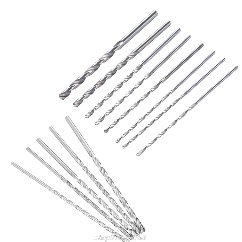 

Multiple materials Round Shank Diameter HSS High-speed Steel Straight Shank Long Sturdy Wear-resistant Twist M11 21 Dropship