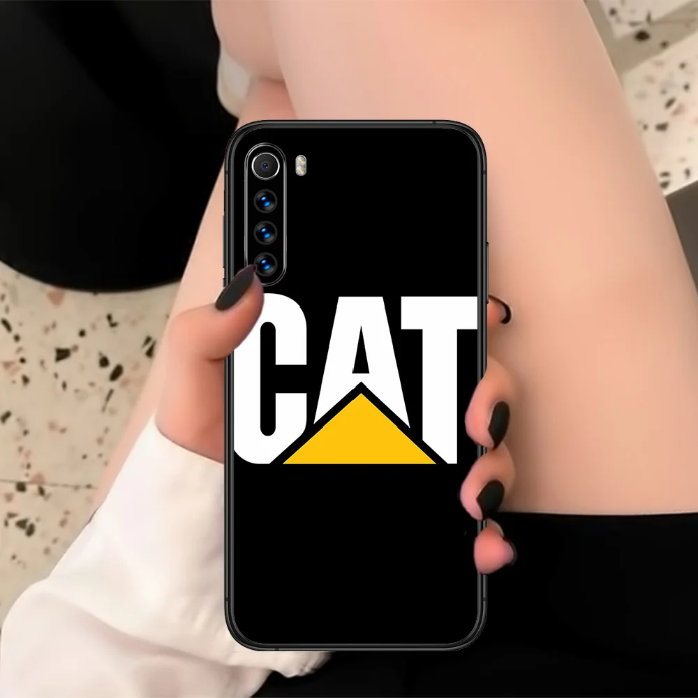 

CAT Caterpillar Phone Case For XIAOMI Redmi Note 3 4 5 6 7 8 9 Pro T S X Max Black black Prime Fashion Waterproof Tpu Cell