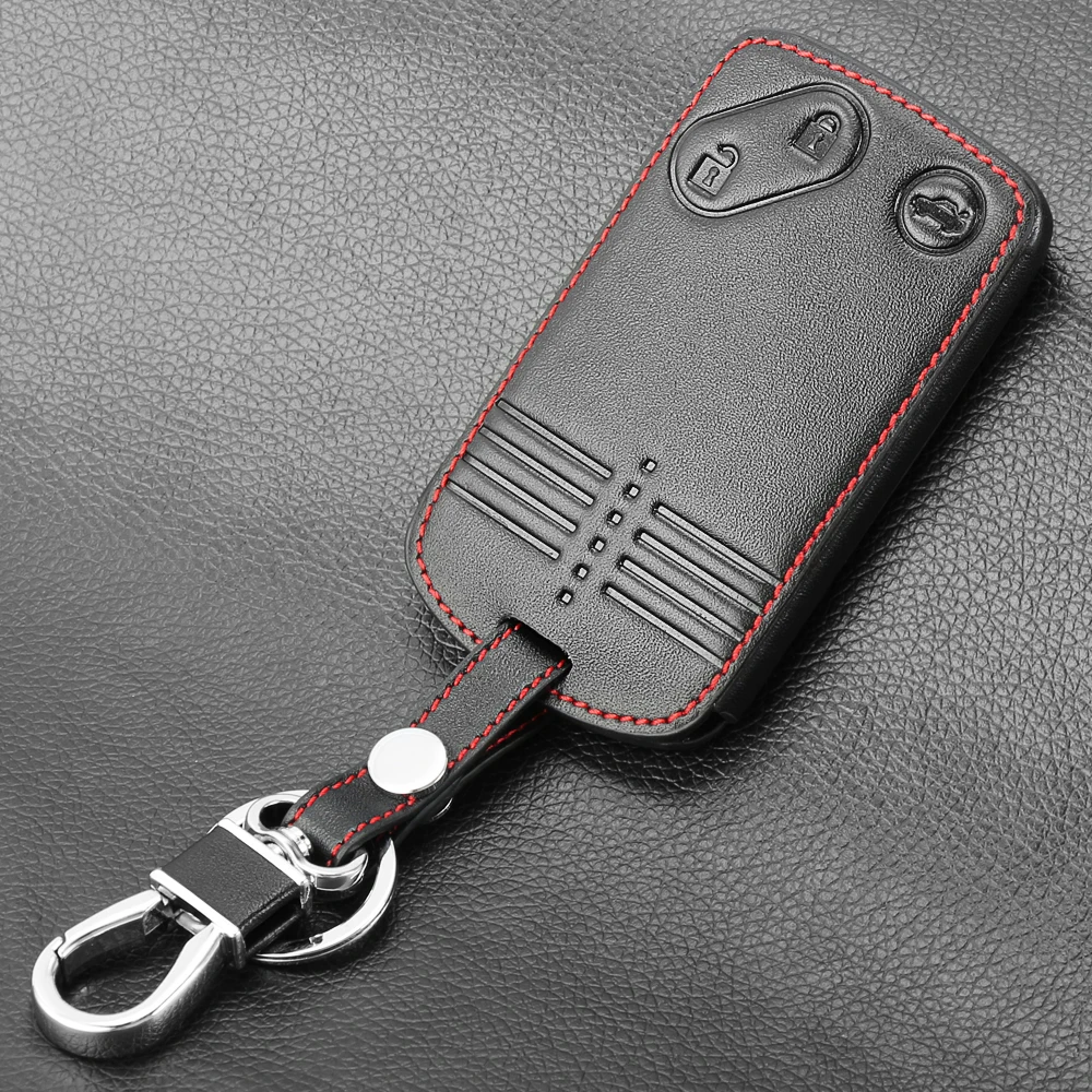 Кнопки дистанционного ключа карты кожаный чехол для Mazda 2 3 5 Premacy Miata 6 8 RX8 MX5 M8 CX-7 CX-9