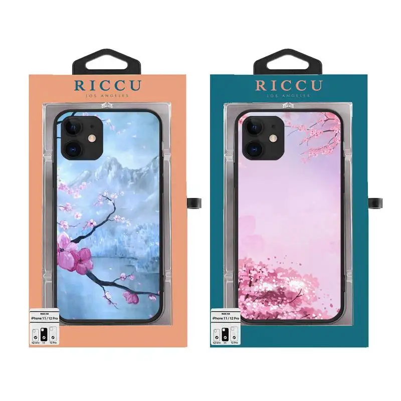 

Soft pink cherry blossoms Phone Case For iphone 11 12 13 Mini Pro Max X XS MAX 6 6s 7 8 Plus XR SE 2020 accessories Cover