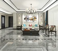 Marble Tile 800x800 Living Room Abrasive Floor Tile Background Wall Tile Gray Brick New TZ