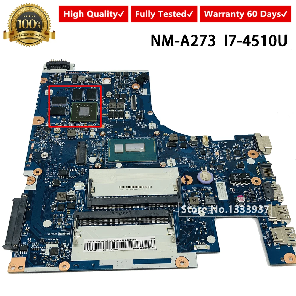 

Для Lenovo Z50-70, материнская плата ноутбука ACLUA/ACLUB G50-70, материнская плата с SB1EB NM-A273