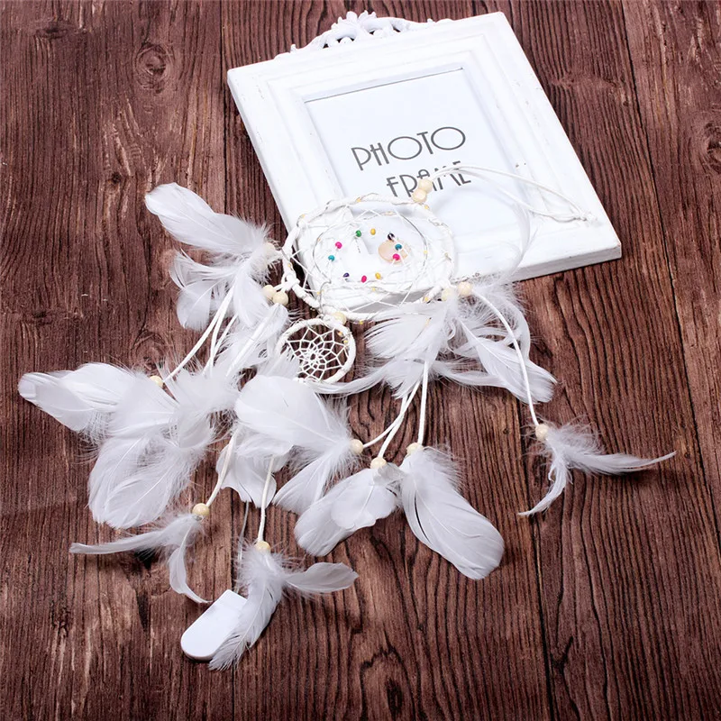 Светодиодный Ночной светильник ручной работы Ловец снов колокольчиков детские