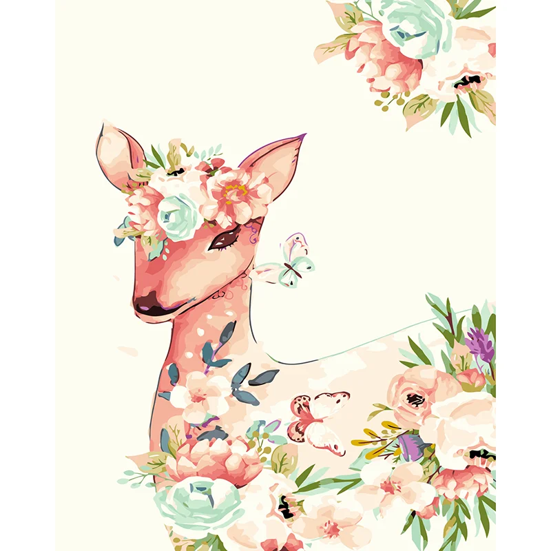 2020 Горячая Распродажа картина с изображением оленя по номерам номерами для