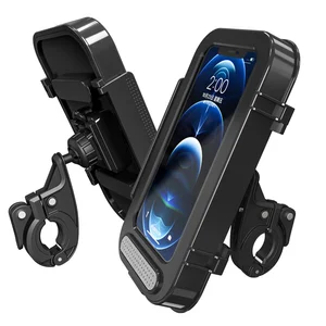 7 bike phone mount waterproof bike cell phone holder for motorcycle handlebarstouchable bicycle phone case for outdoor riding free global shipping
