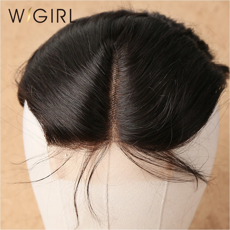 Wigirl волосы бразильские объемные волнистые человеческие Remy натуральный цвет 4 x4