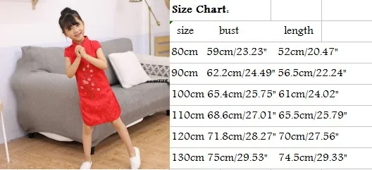 Китайское платье принцессы Cheongsam; летнее платье для маленьких девочек; детская одежда; милое хлопковое платье принцессы без рукавов с цветочным принтом