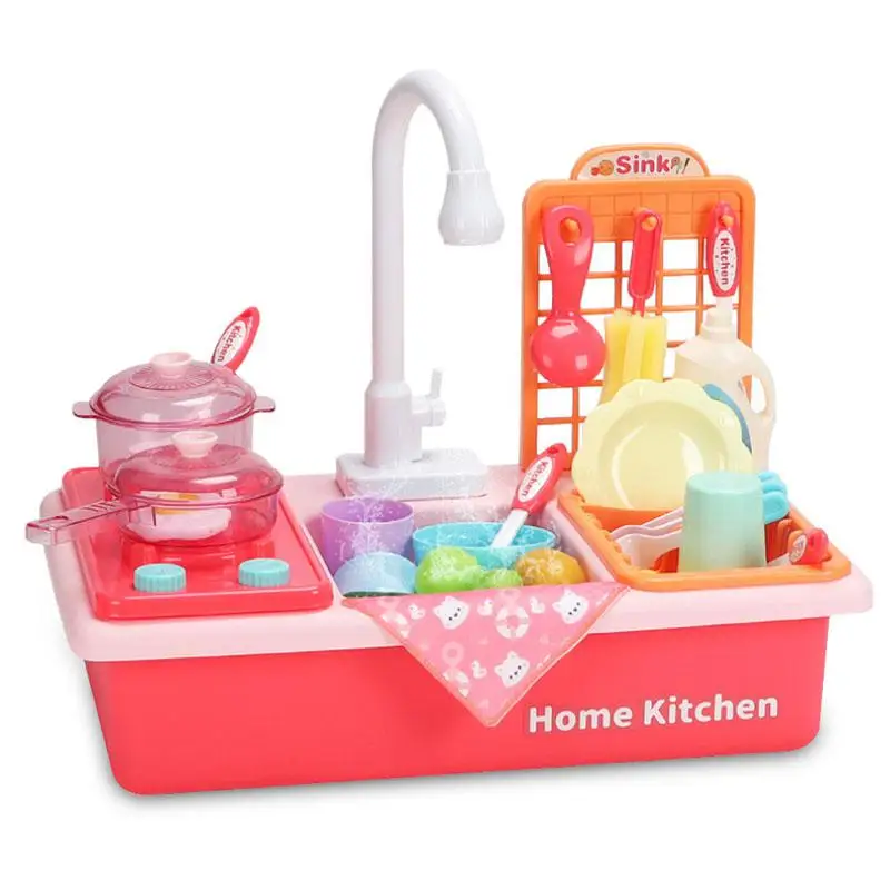 Детский игровой дом посудомоечная машина электрическая циркуляция воды